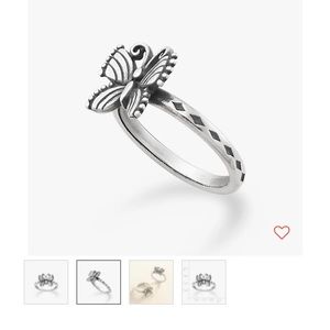 NWOT James Avery Festival Butterfly Ring size 7